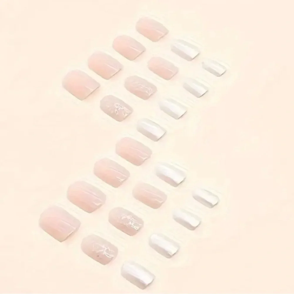 Pinkish Clear Press On Nails 24pcs - Picture 5 of 7